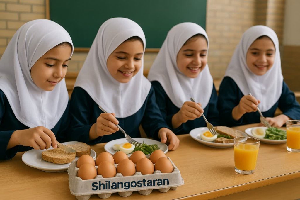 تخم مرغ در تغذیه مدارس